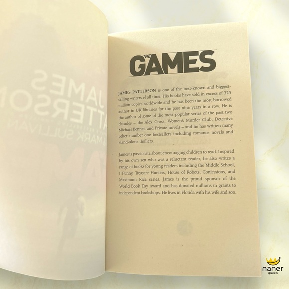 James Patterson & Mark Sullivan The Games Book - Picture 4 of 4